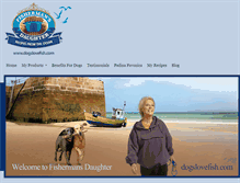 Tablet Screenshot of dogslovefish.com